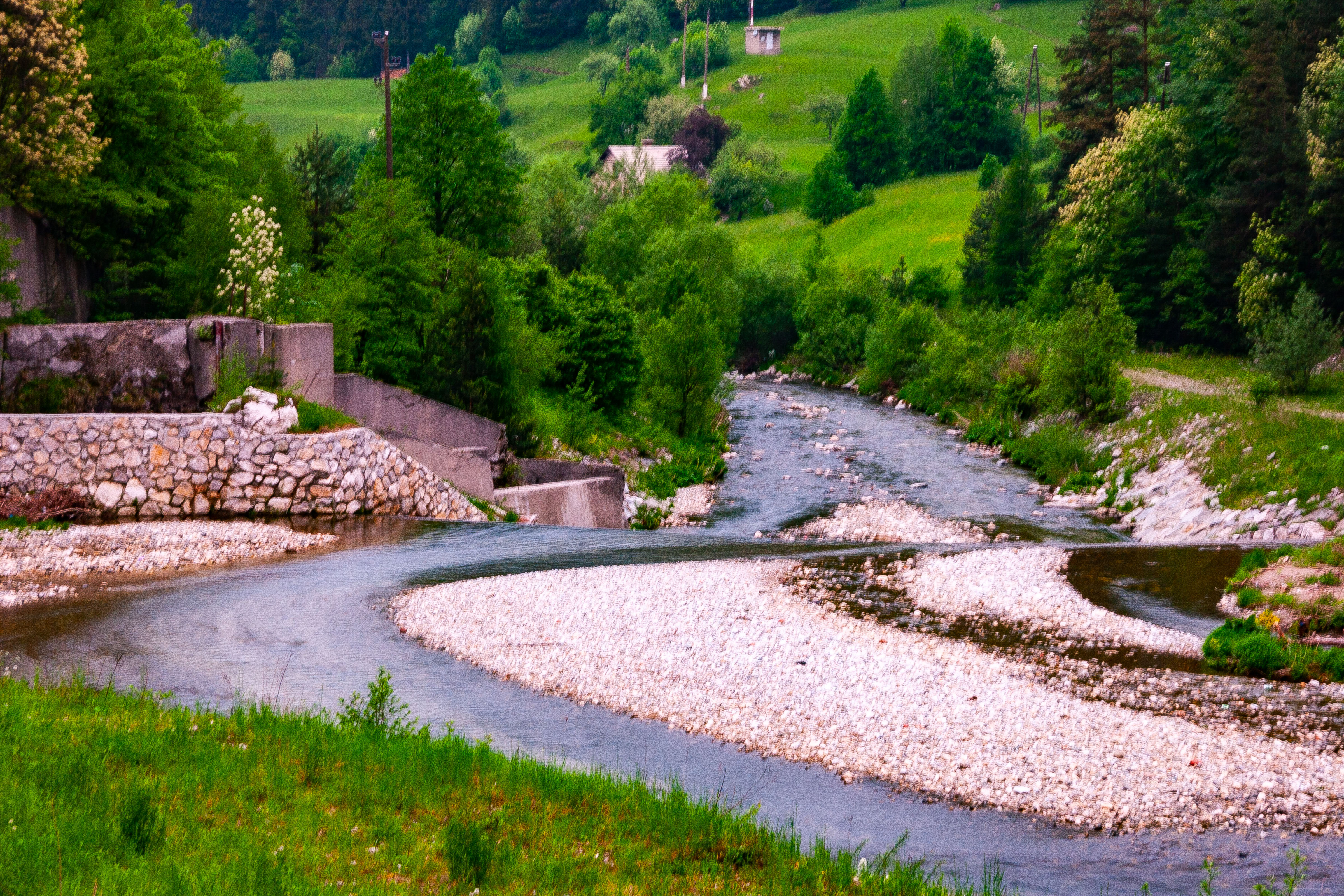 Slovenia, Mezica Prov, Town River, 2006, IMG 8449