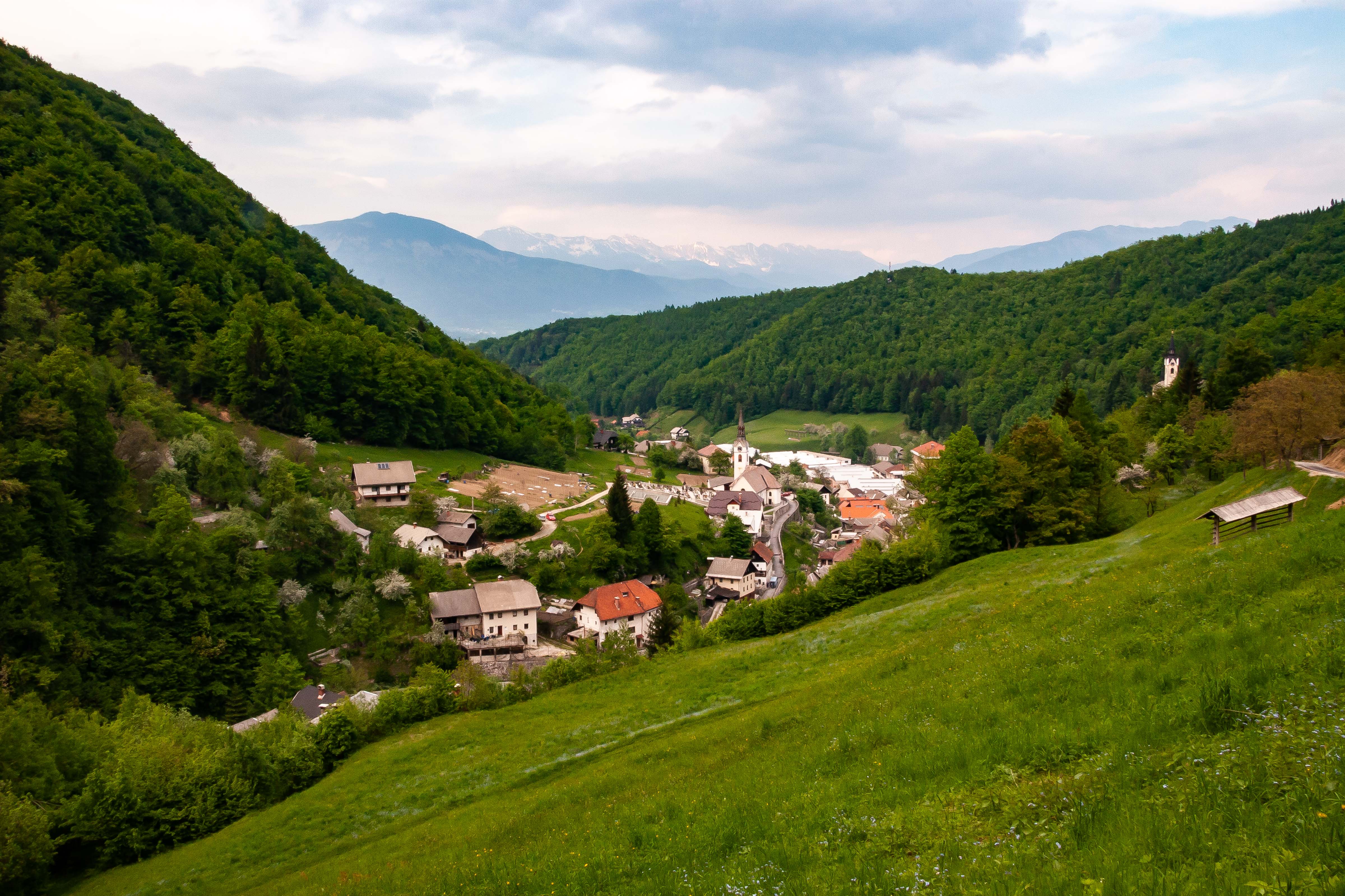 Slovenia, Radovljica Prov, Mountain Village, 2006, IMG 6322