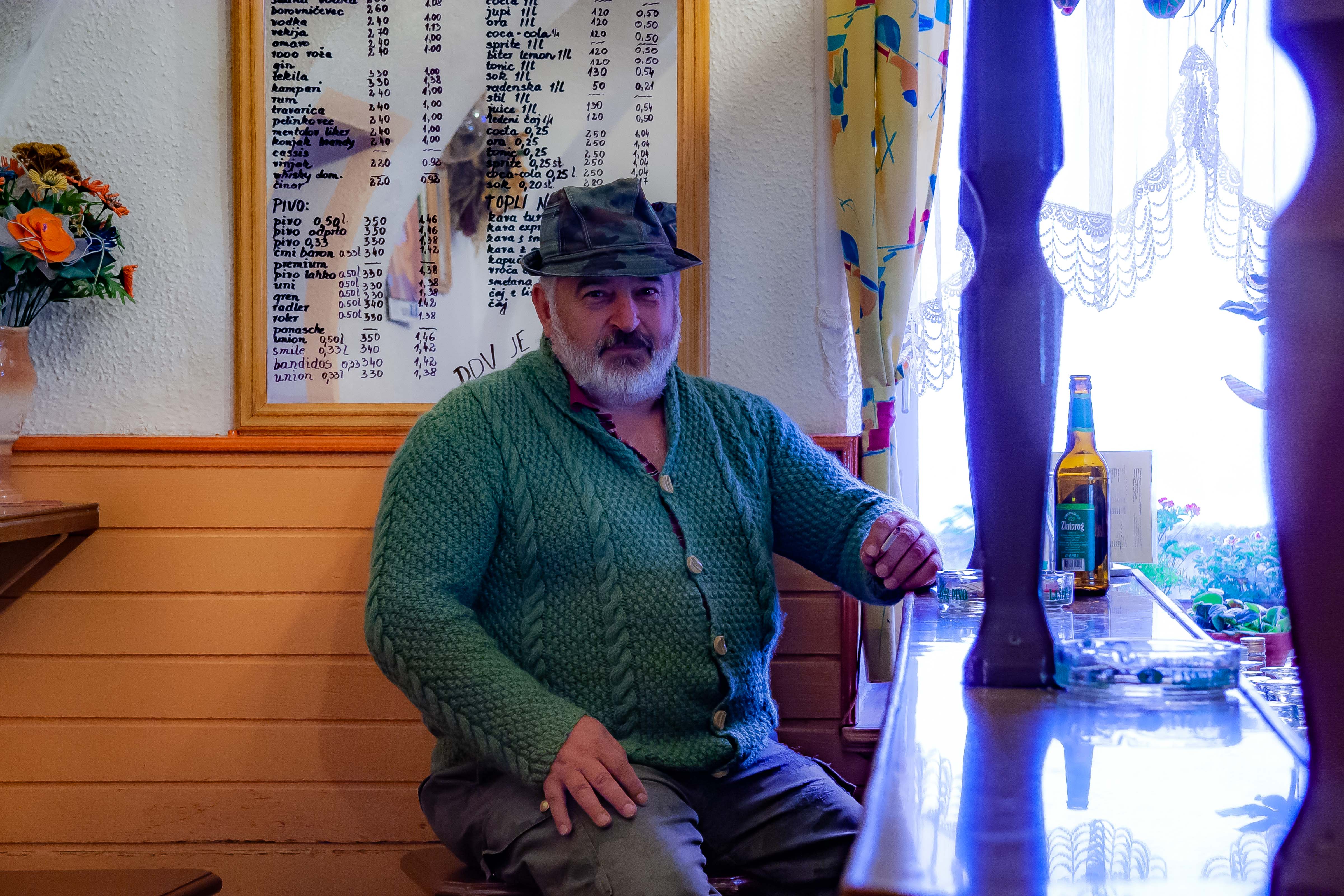 Slovenia, Ribnica Na Pohorju Prov, Man With Beer, 2006, IMG 8745