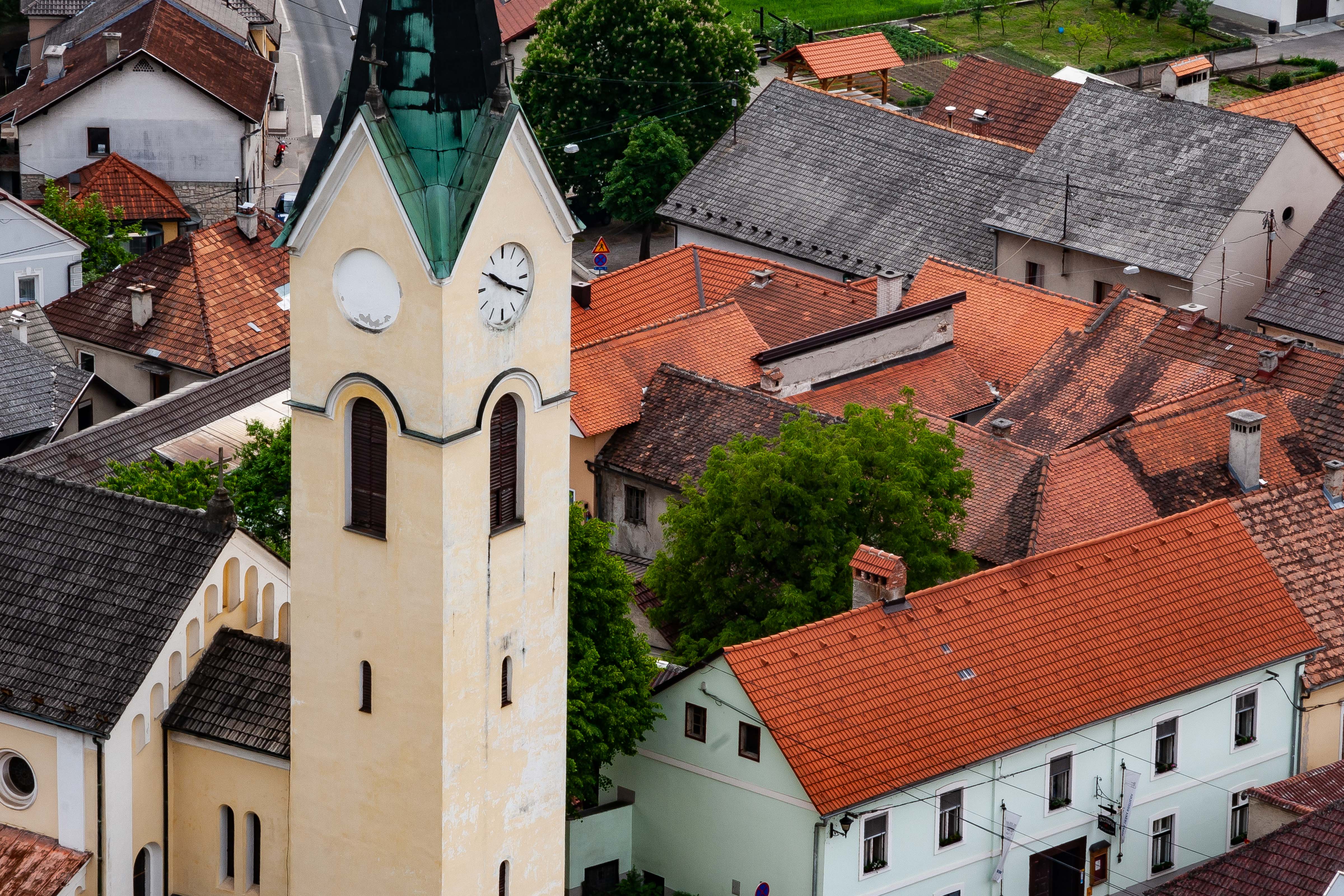 Slovenia, Sevnica Prov, Clocktower, 2006, IMG 7676