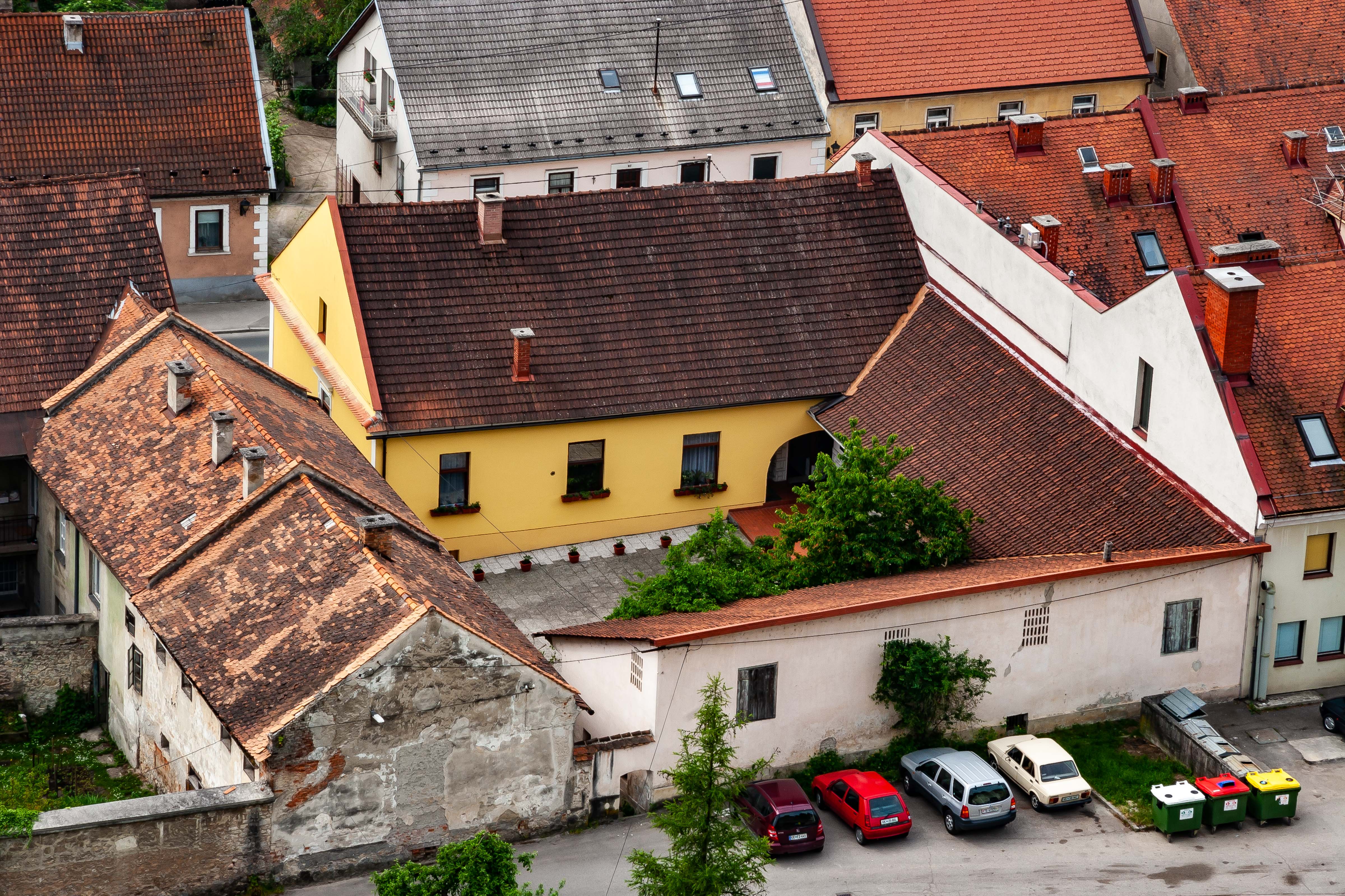 Slovenia, Sevnica Prov, Rooftops, 2006, IMG 7677