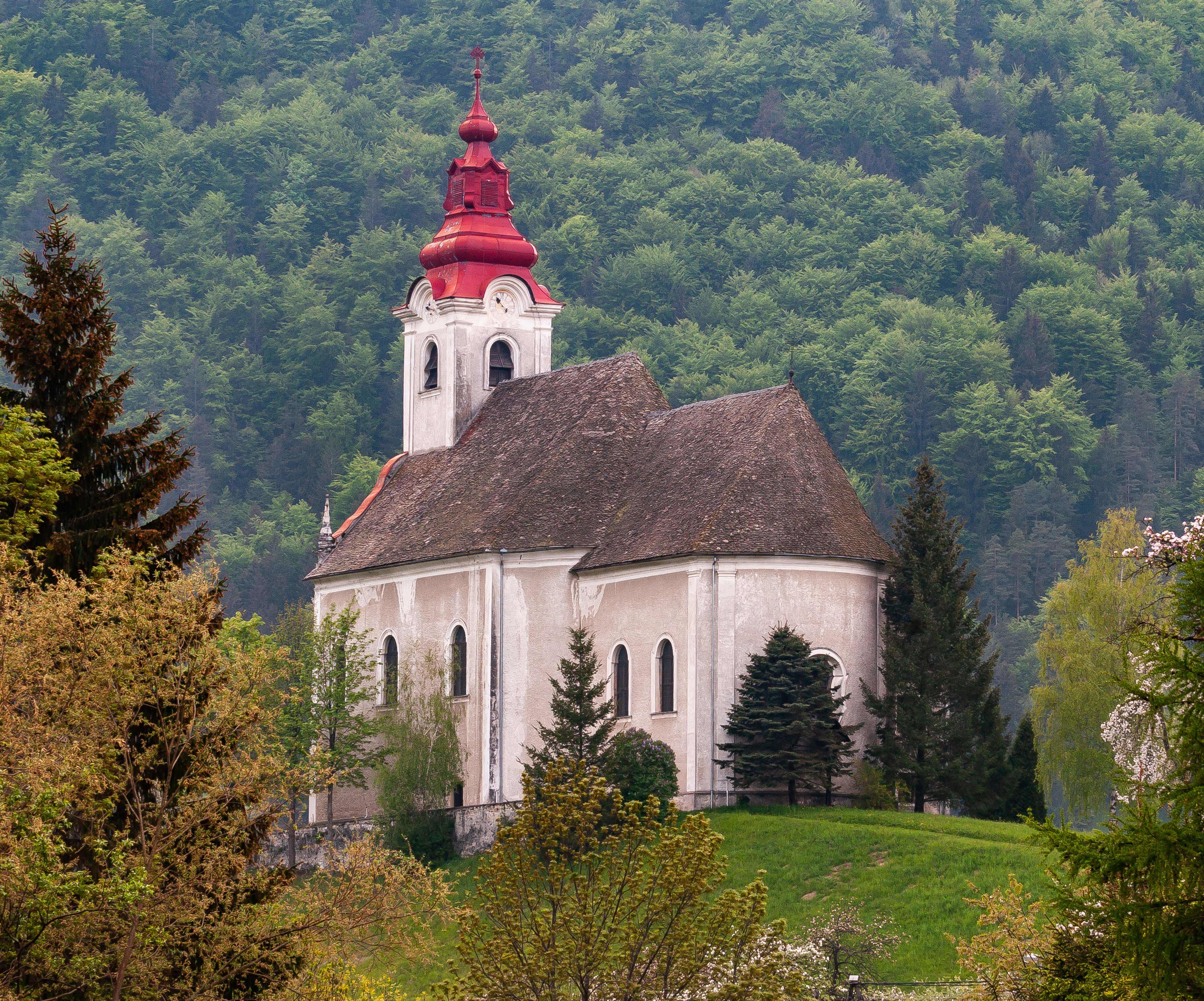 Slovenia, Vitanje Prov, Church, 2006, IMG 5679