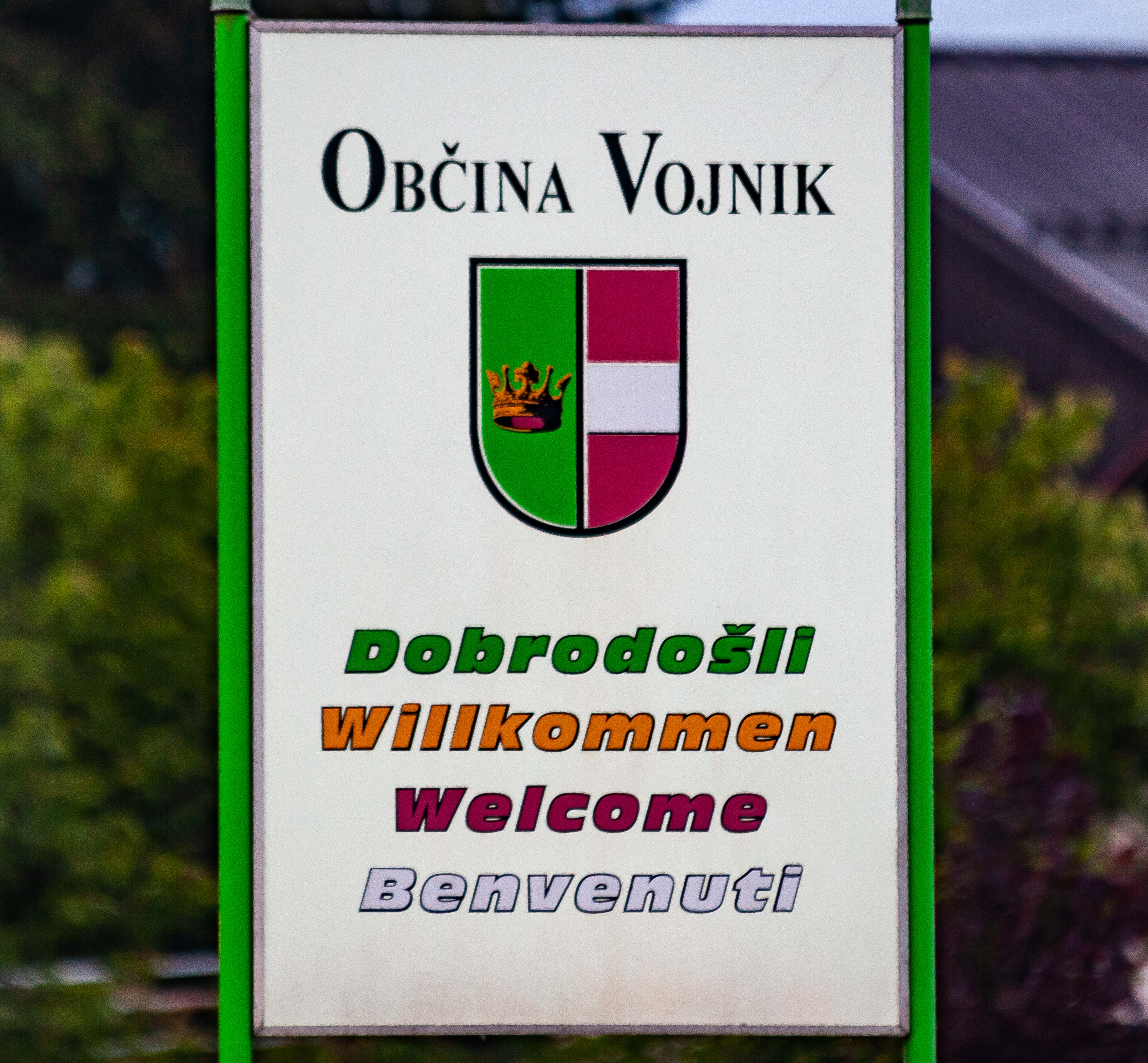 Slovenia, Vojnik Prov, Welcome To Obcina Vojnik, 2006, IMG 5689