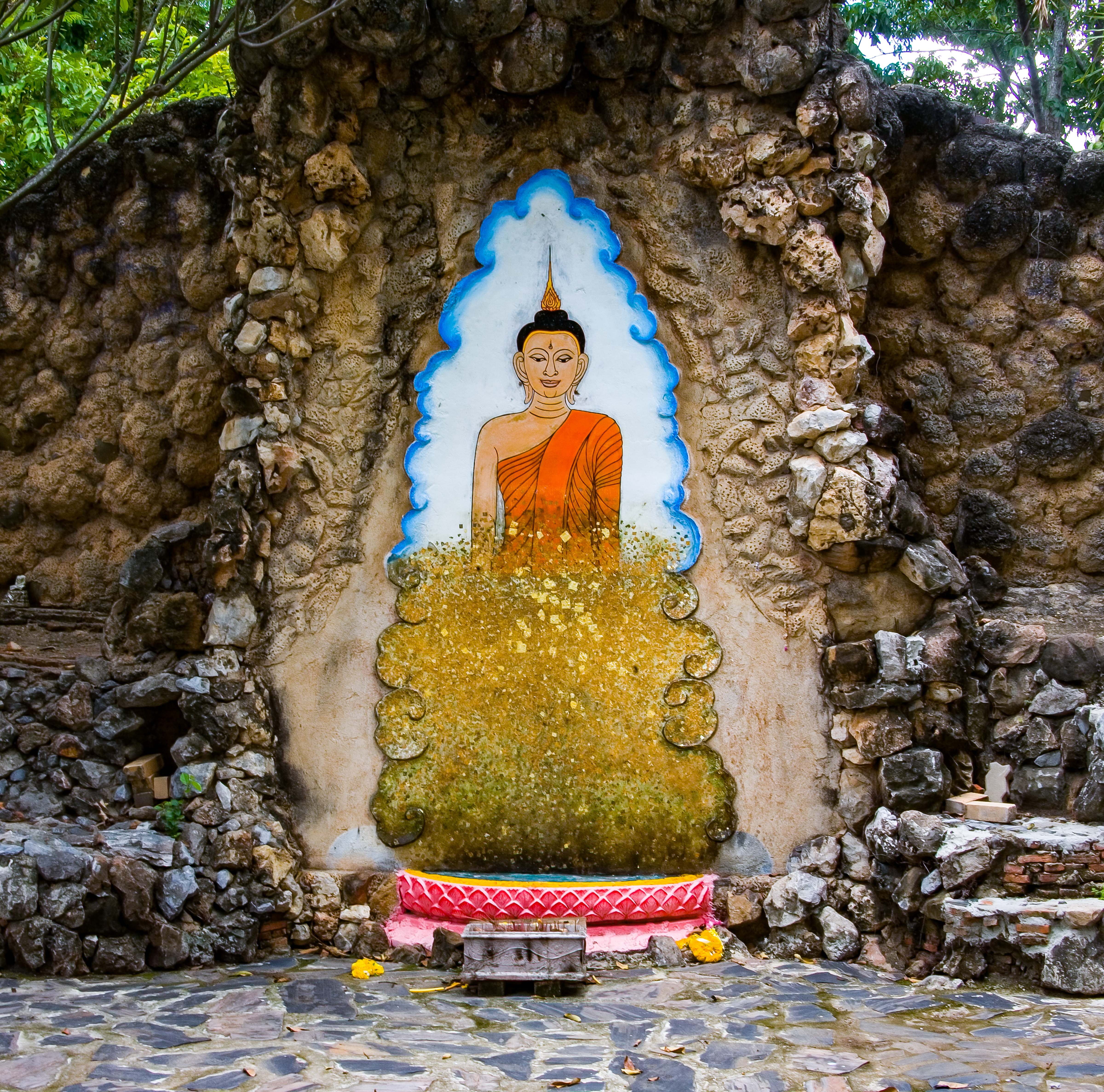 Thailand, Ratchaburi Province, Old Shrine, 2008, IMG_3090