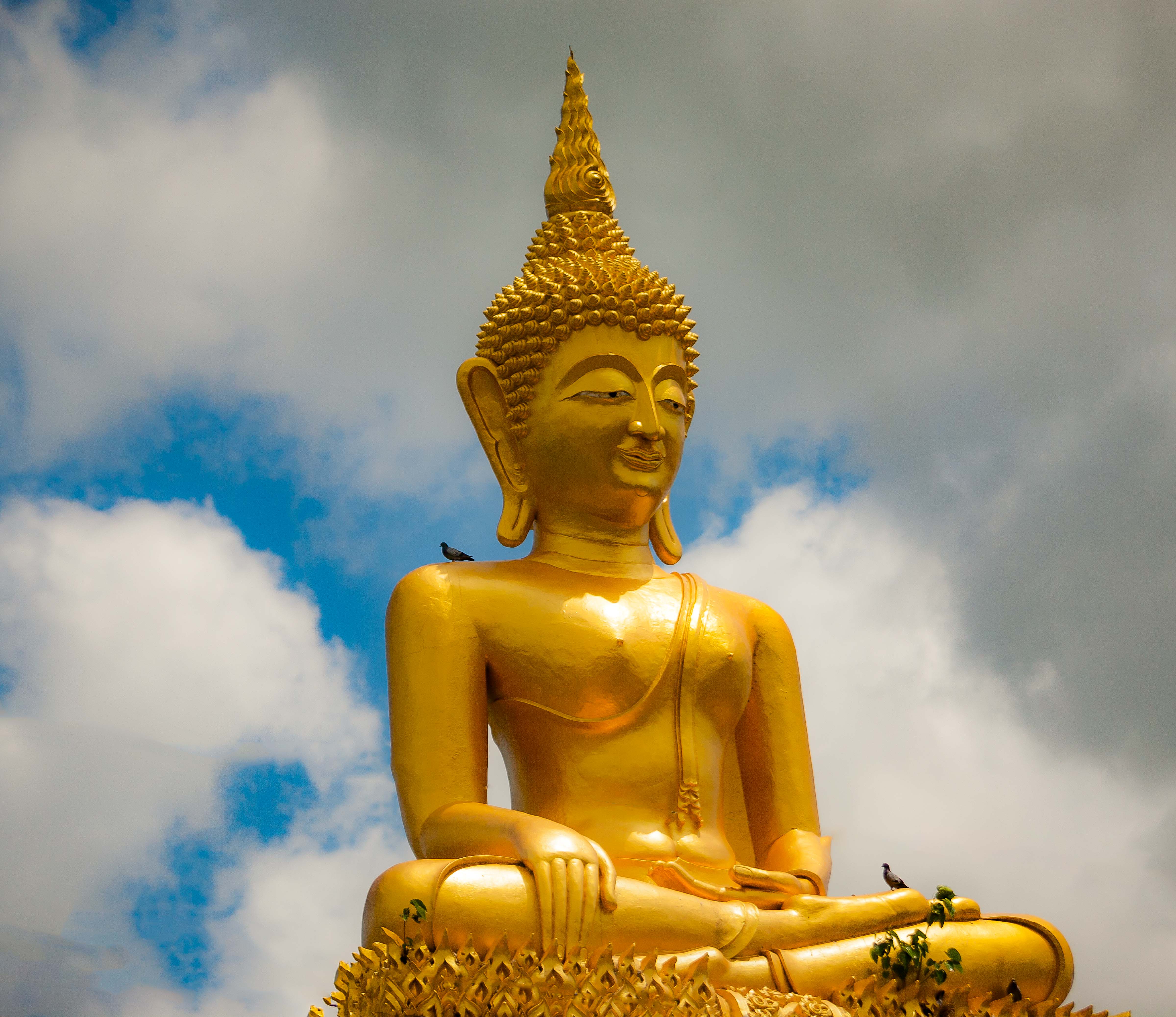 Thailand, Lopburi Prov, Buddha In Clouds, 2008, IMG 4296