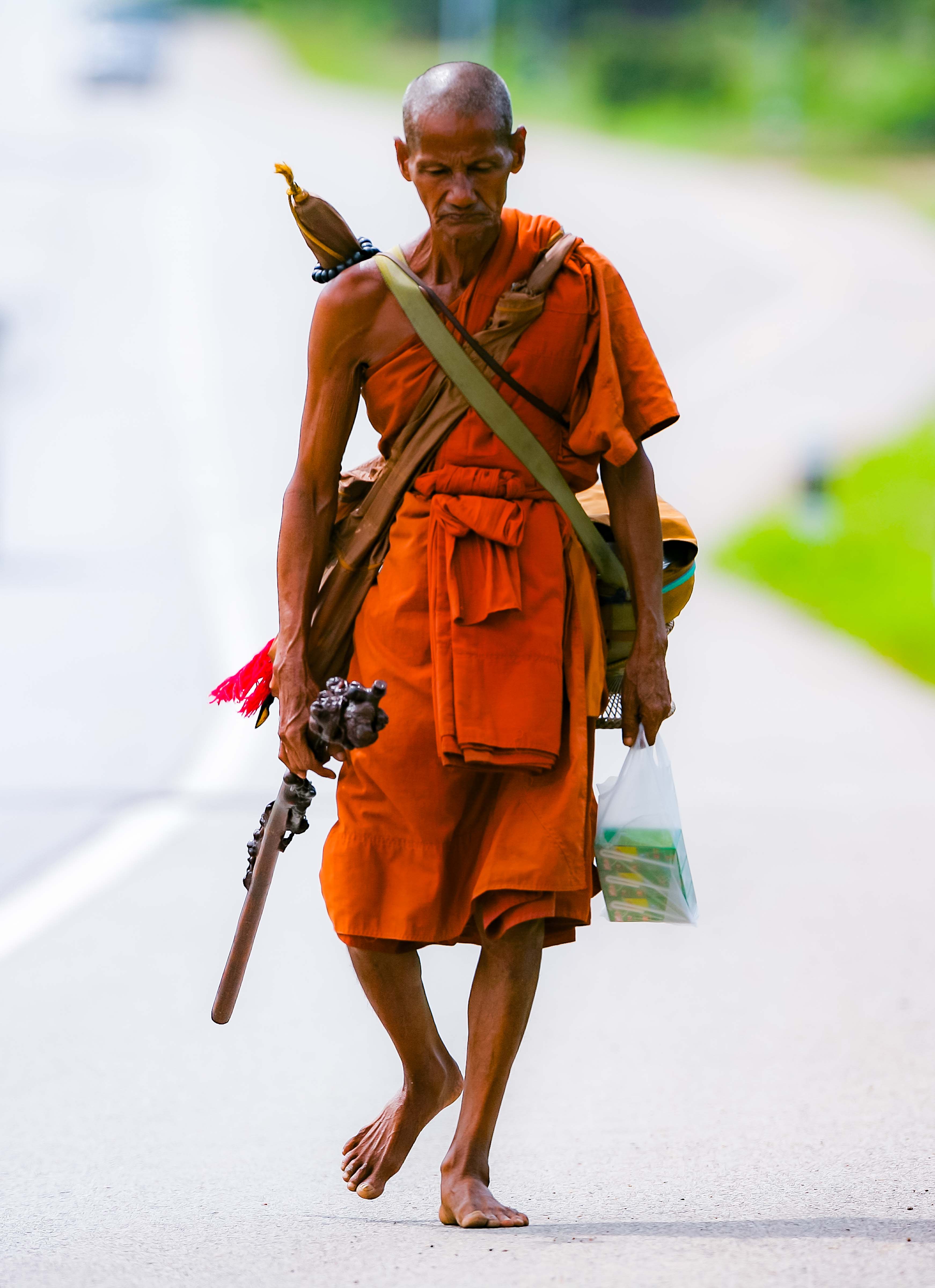 Thailand, Phichit Prov, Monk, 2008, IMG 3364