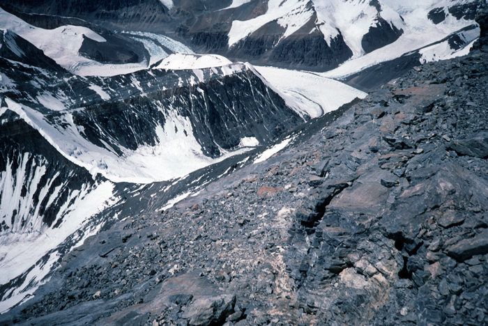 Tibet, Everest, North Ridge, North Col From 8000 meters,1995