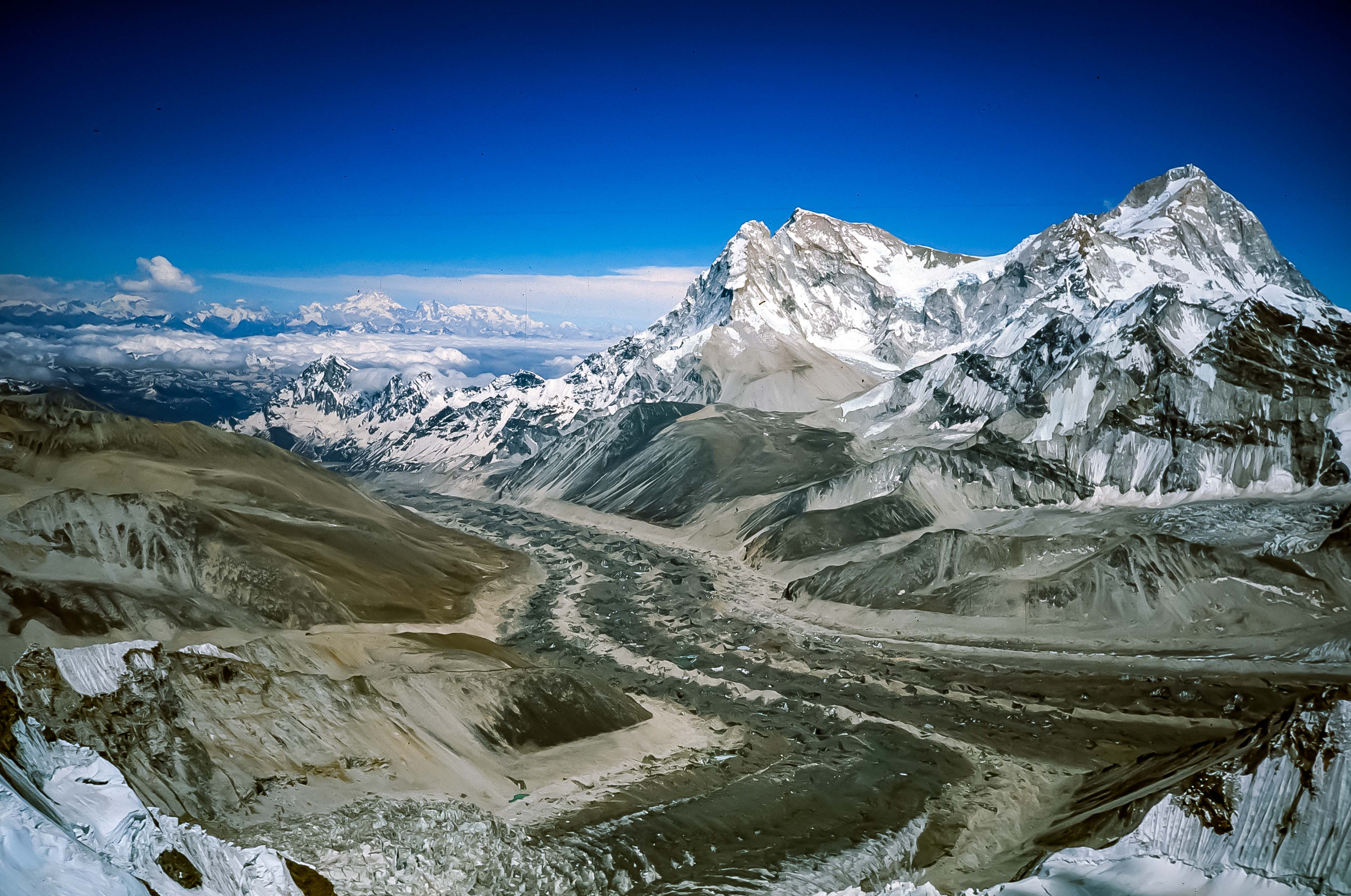 Tibet, Everest, Rabu La, Looking To Kanchenjunga, 1995