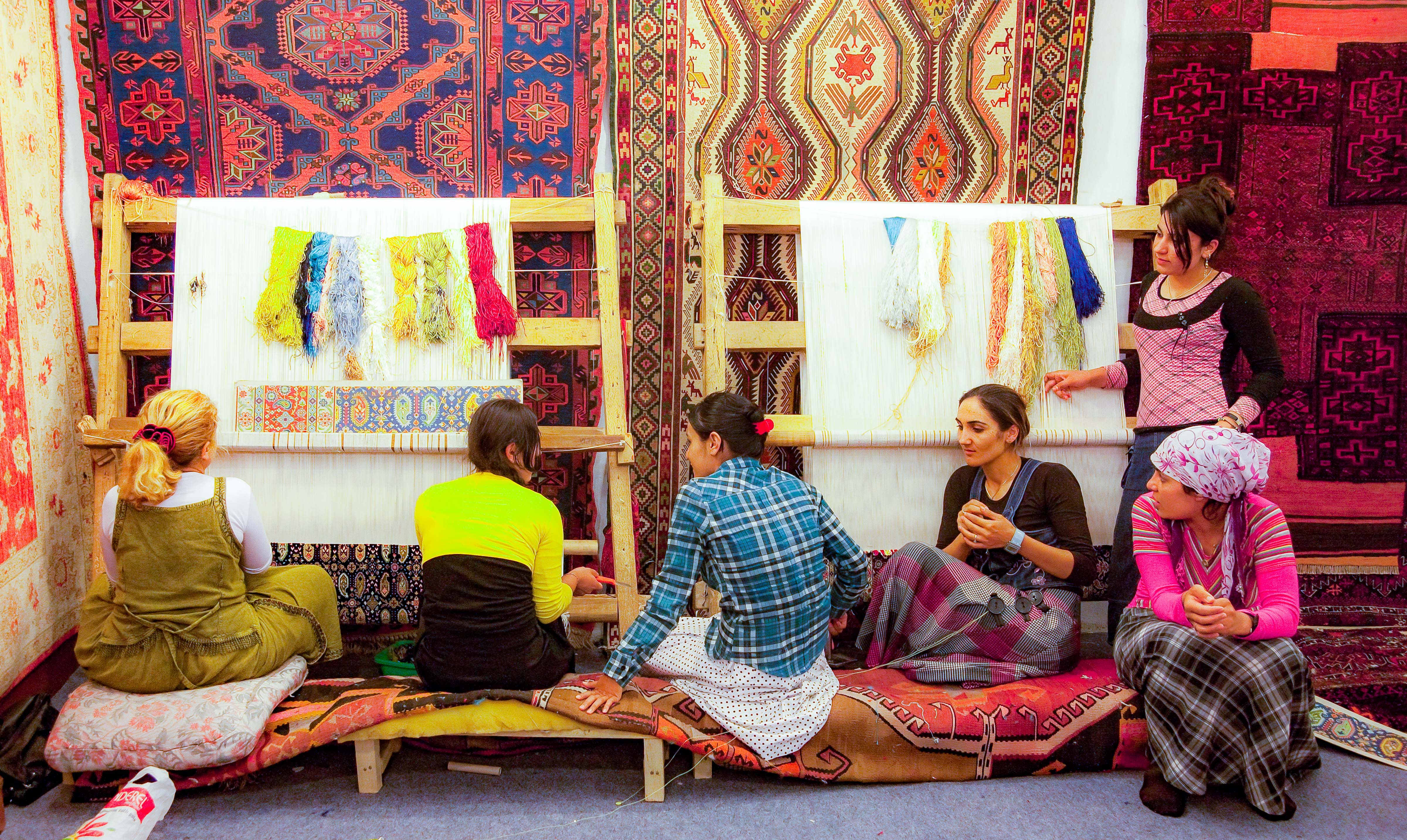 Turkey, Agri Prov, Carpet Weavers, 2010, IMG 8277CU1