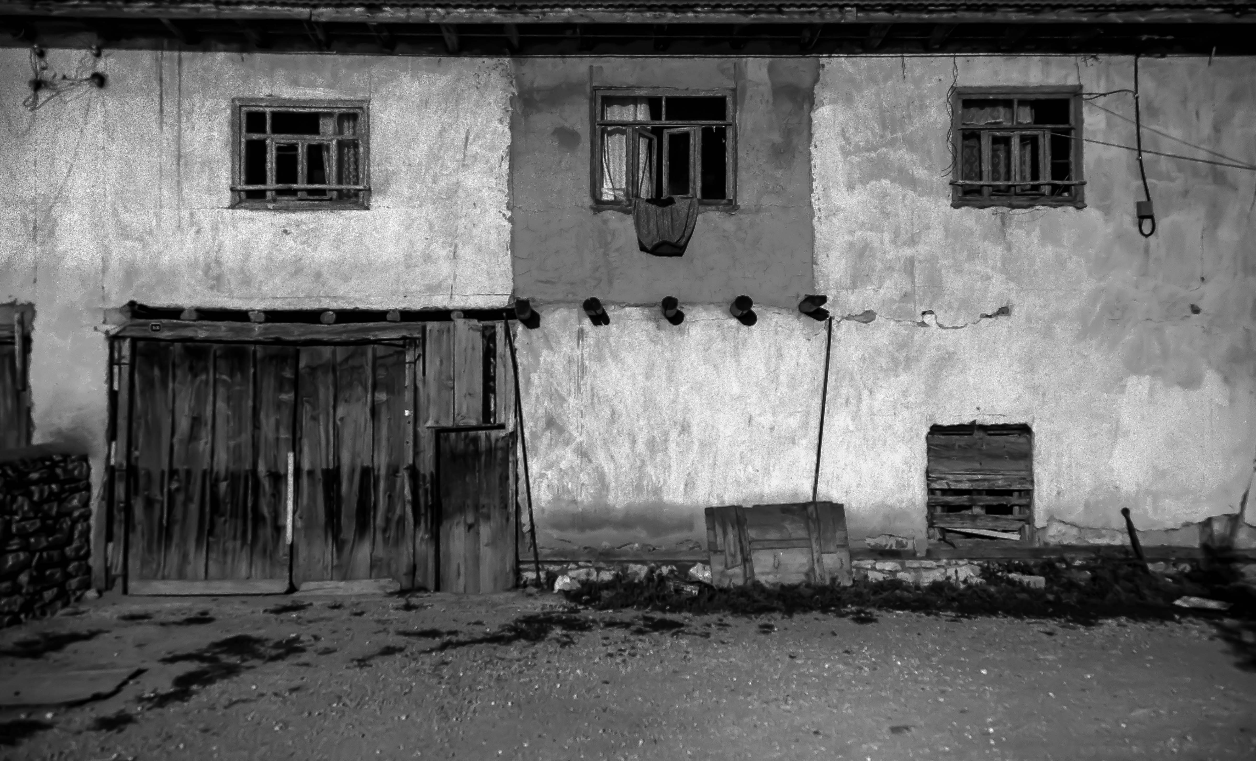 Turkey, Kutahya Prov, Night House In Zafertepe Calkoy, 2010, IMG 9803