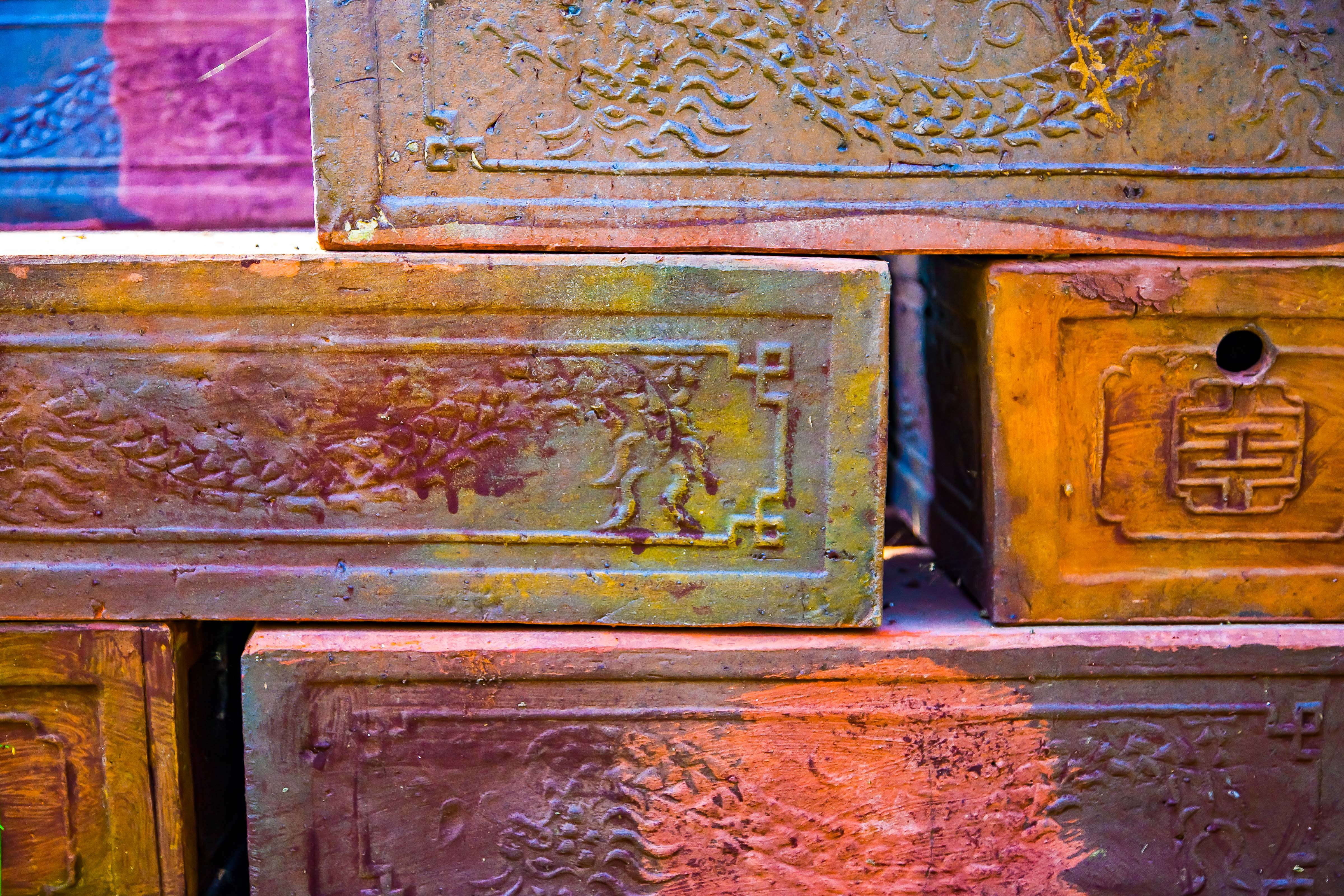 Vietnam, Quang Nam Prov, Carved Boxes, 2010, Img_2647