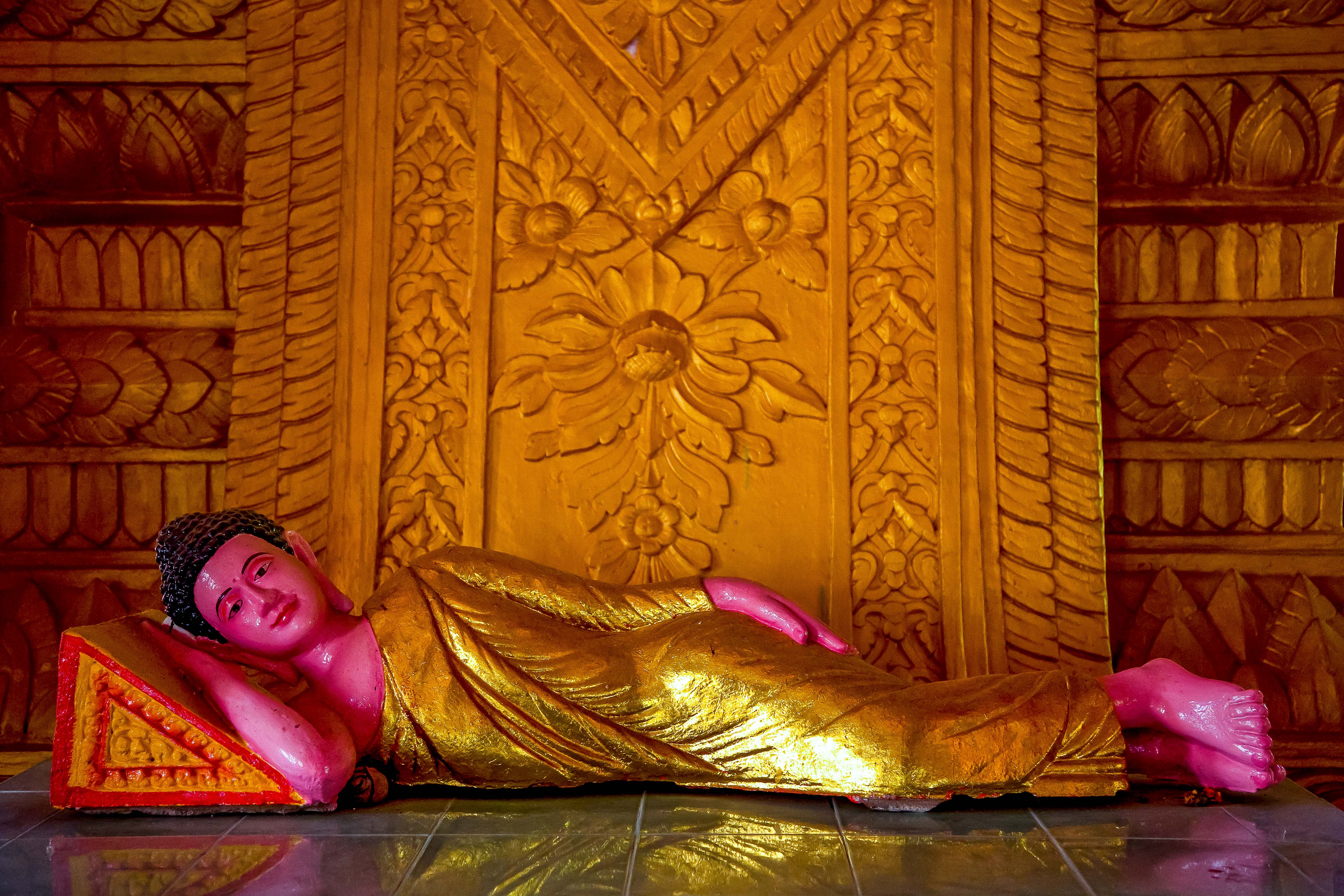 Vietnam, SocTrang Prov, BuddhaSleeping, 2010, img_1298