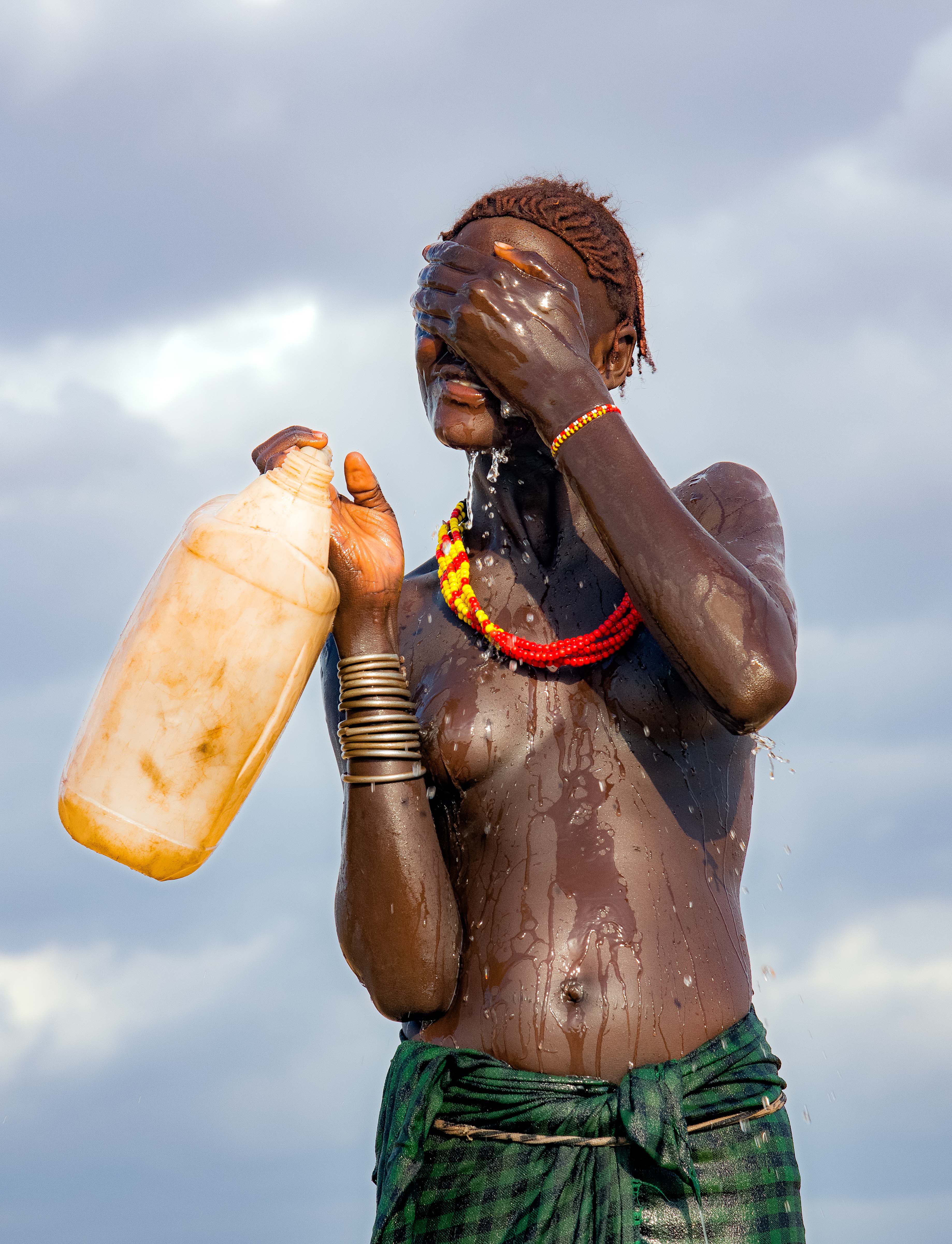 Dasenech Girl with Water Jug